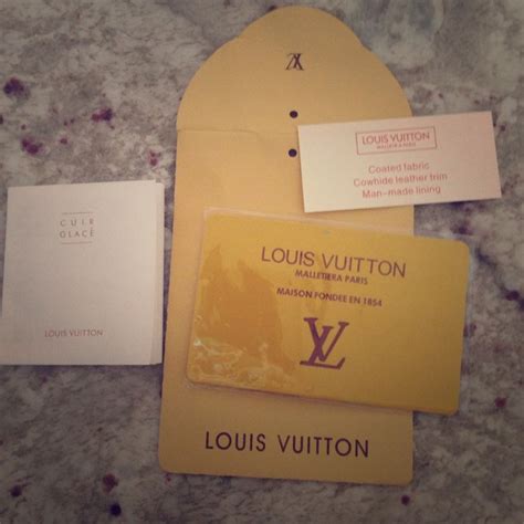 louis vuitton yellow authenticity card|authentic louis vuitton bag identification.